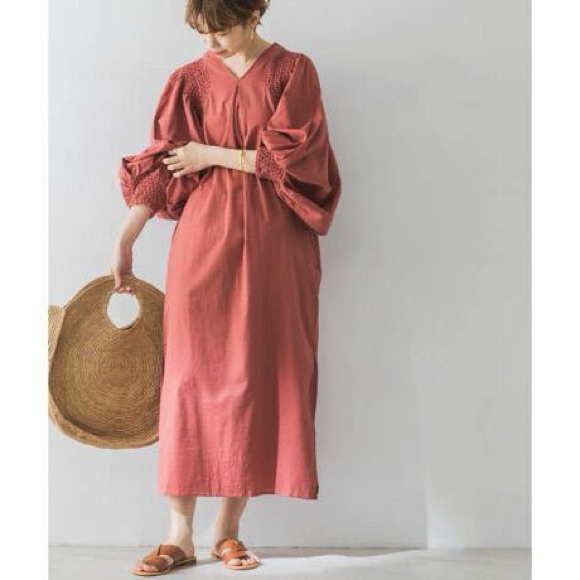kiira Dresses & Skirts - Kiira cotton linen smocking tuck dress free size